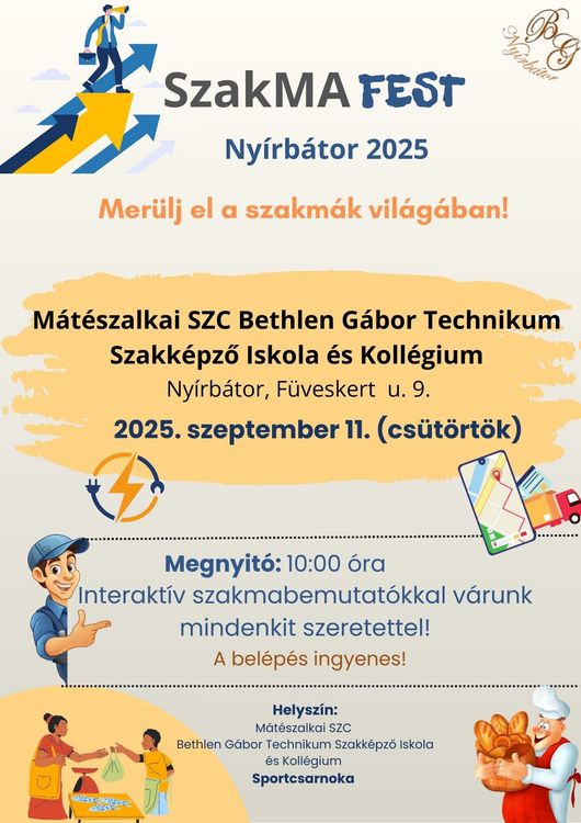 SzakMAfest - 2025 a BETHLENben