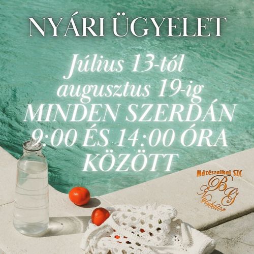 Nyári ügyelet